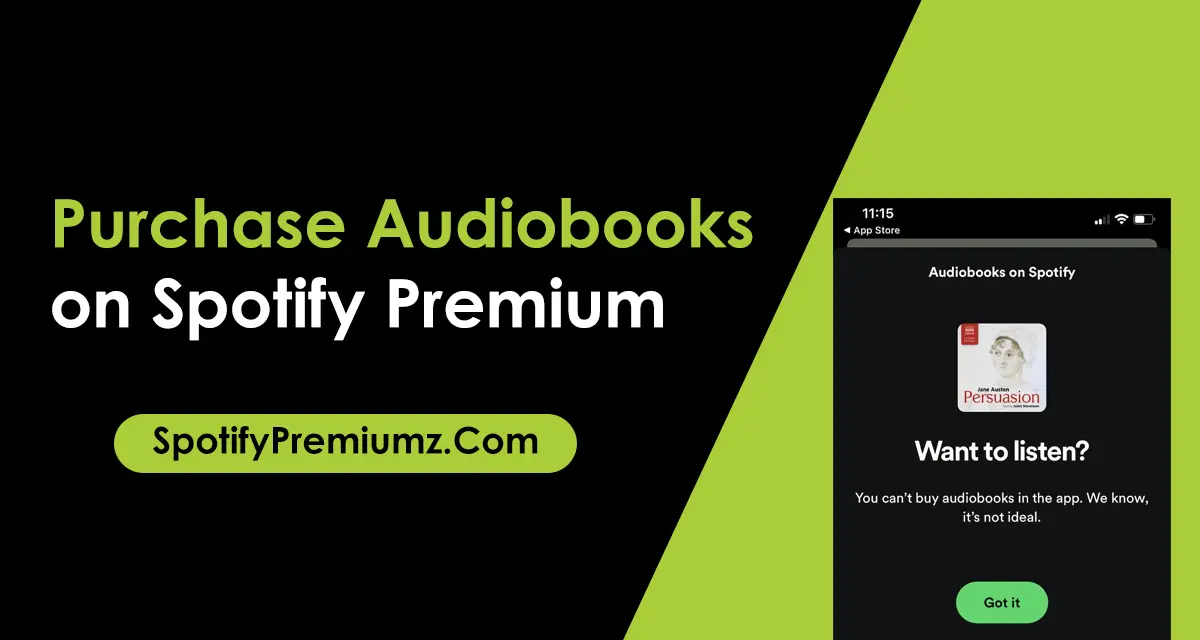 Purchase Audiobooks on Spotify Premium